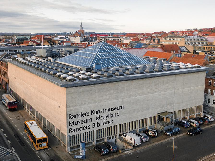 Kulturhuset fotograferet fra drone