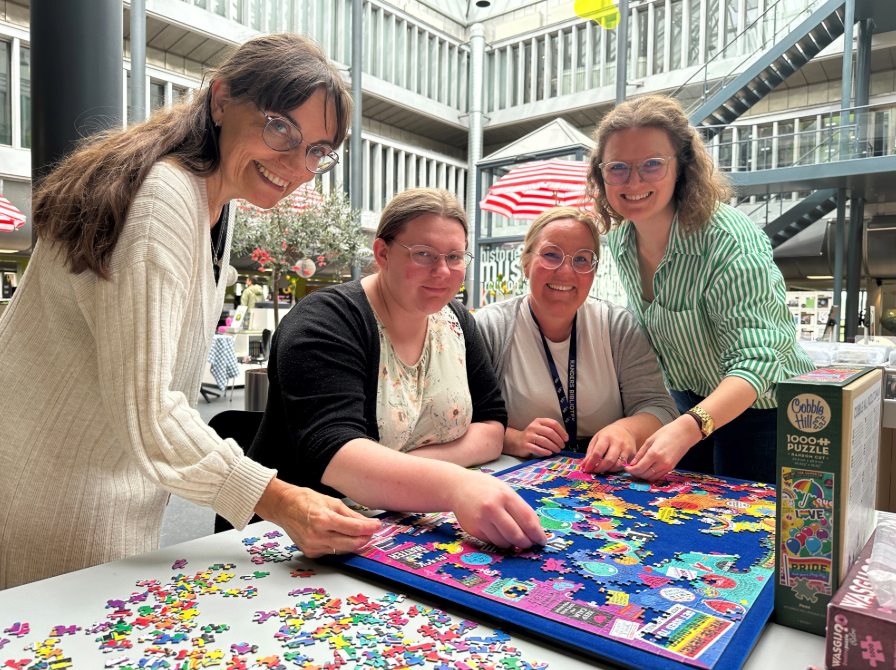 Sonja Overgaard Vestergård, Natasha Kristensen, Mai Kordelin Paulsen og Camilla Kjær Jensen 